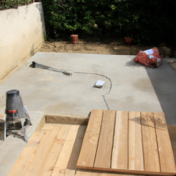 Terrasse en Béton Ciré : Finition Lisse et Moderne pour un Revêtement Épuré Gemenos